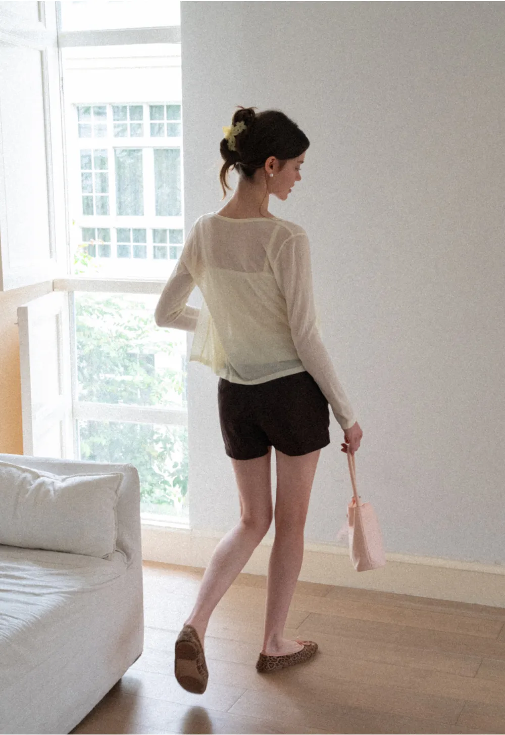 Long Sleeve Button Front Knit Sweater