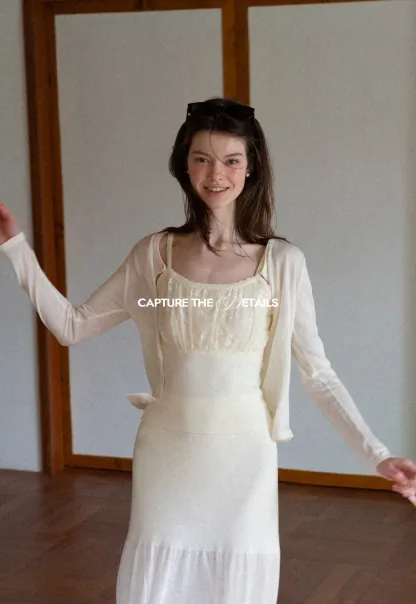 Long Sleeve Button Front Knit Sweater
