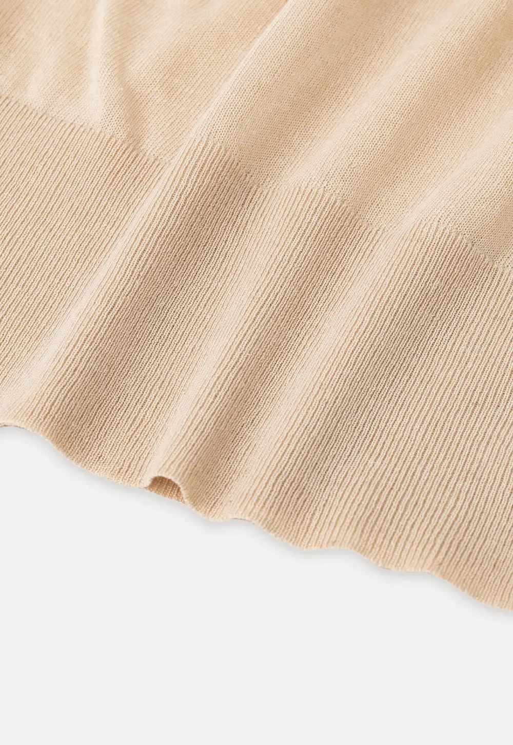 Asymmetrical Neck Cropped Woolen Knit Sweater