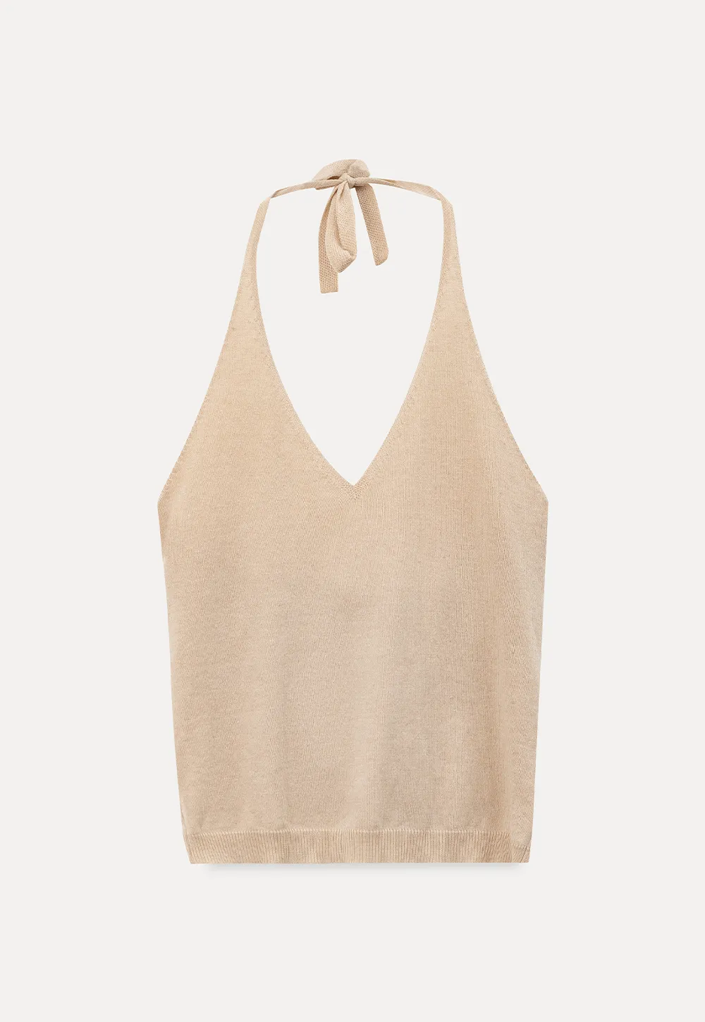Asymmetrical Neck Cropped Woolen Knit Sweater