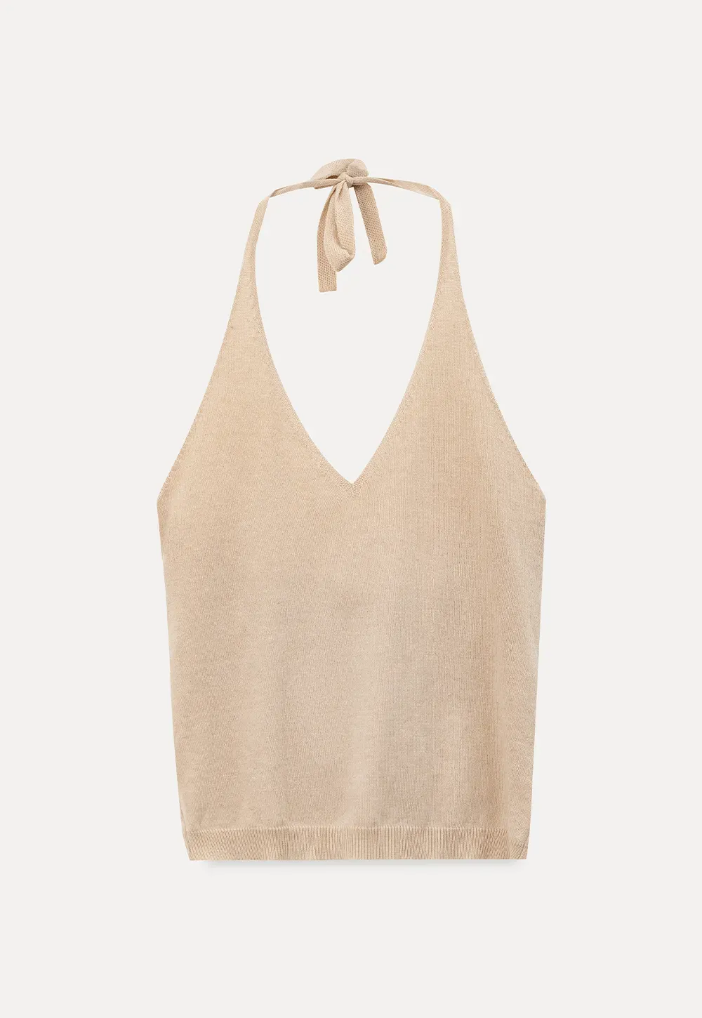 Asymmetrical Neck Cropped Woolen Knit Sweater
