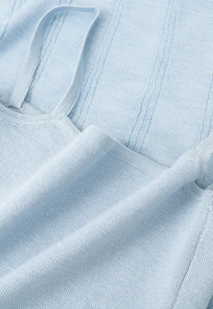 Off Shoulder Knit Sweater With Strappy Detail And Tank Top Set