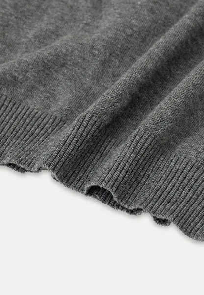 Peter Pan Collar Ribbed Knit Short Sleeve Sweater