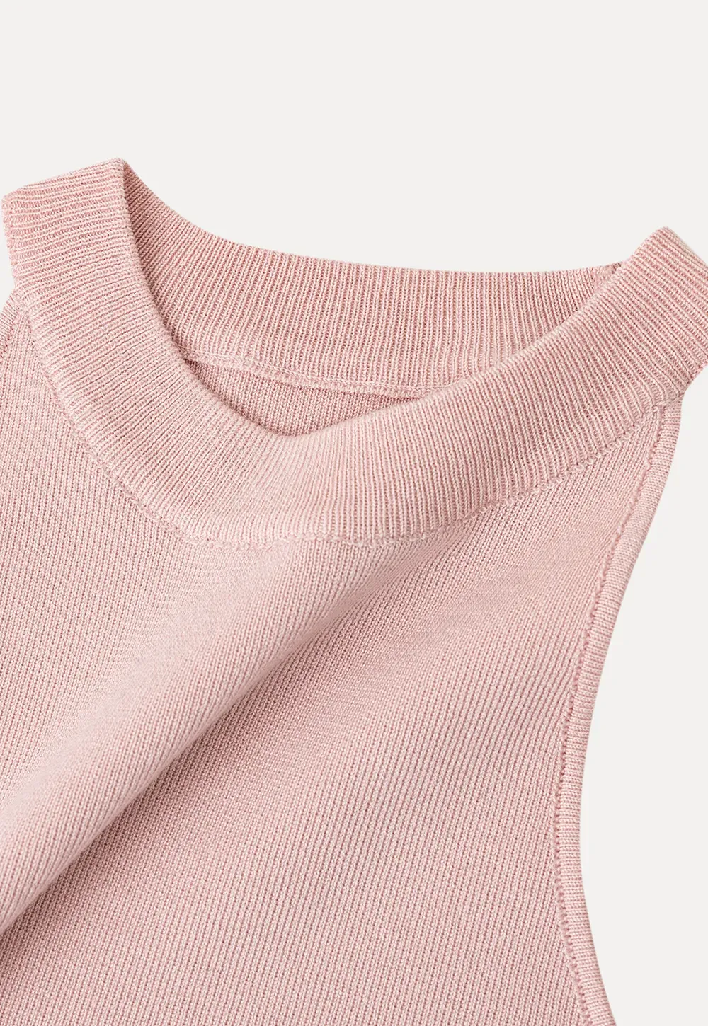 Open Back Tie Detail Knit Top