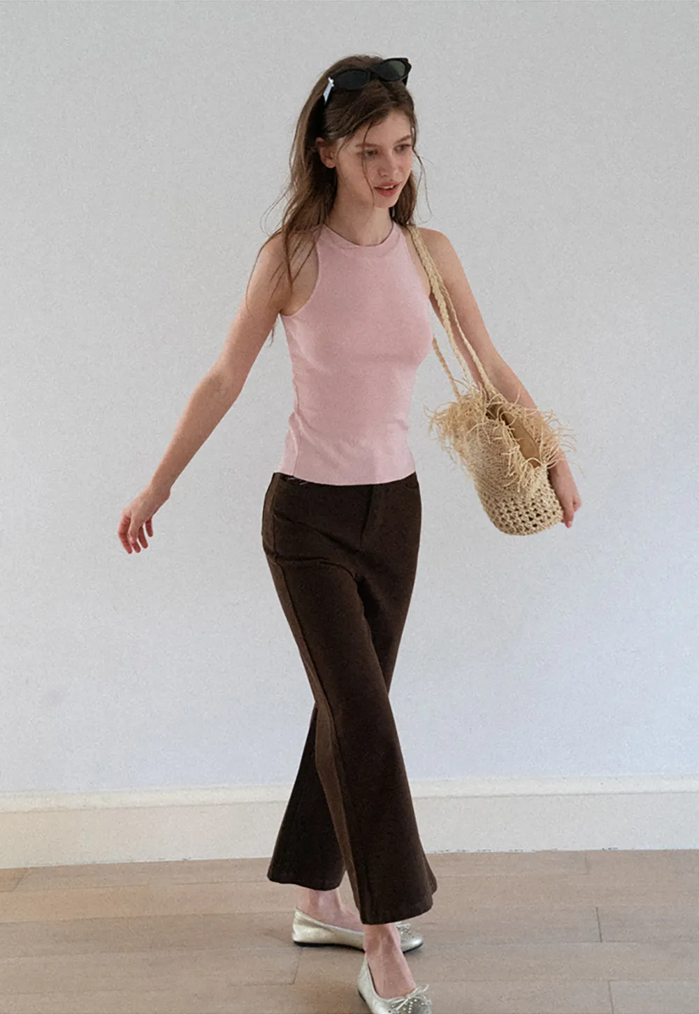 Open Back Tie Detail Knit Top
