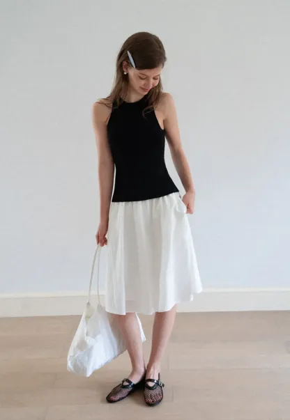 Open Back Tie Detail Knit Top