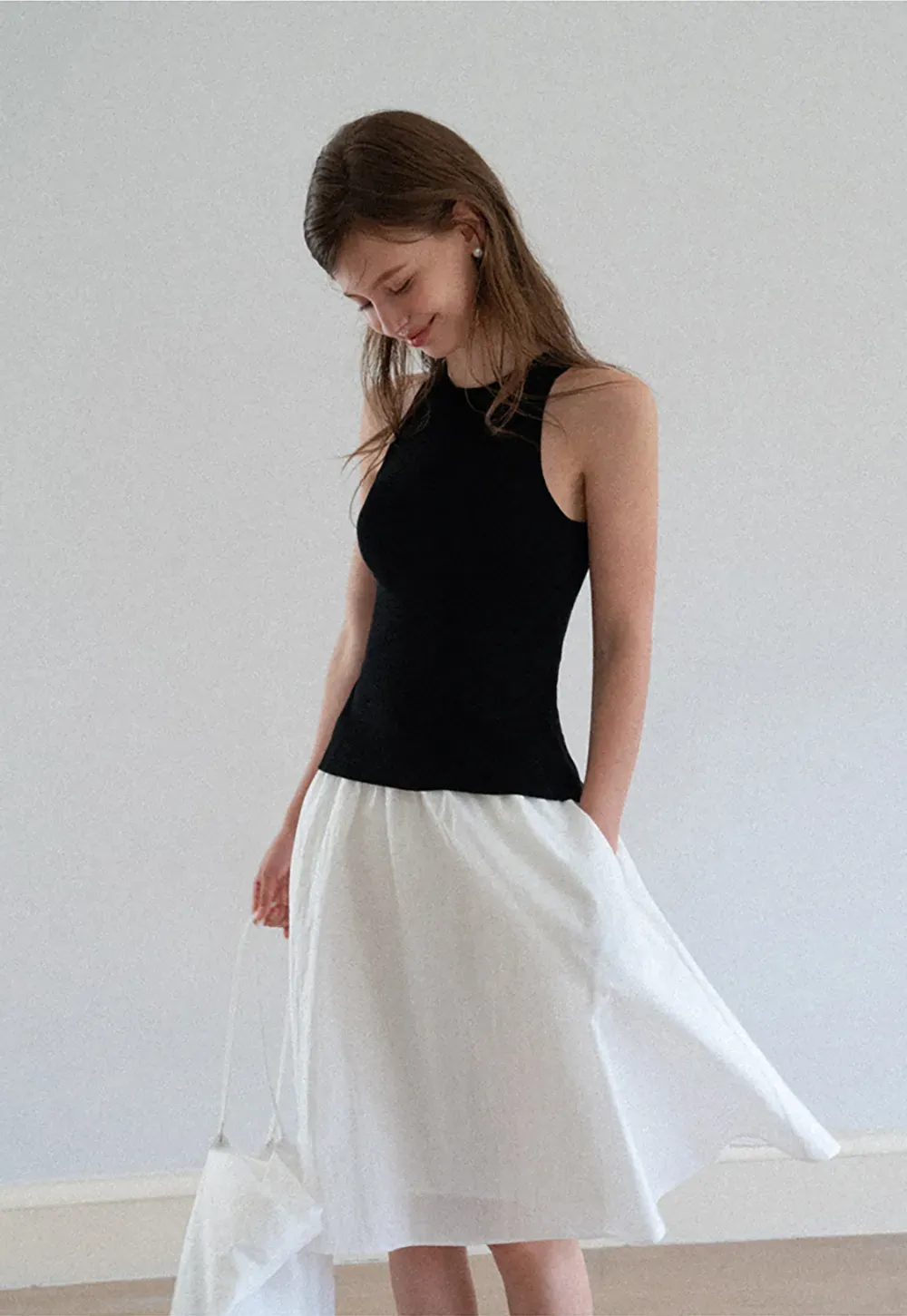 Open Back Tie Detail Knit Top