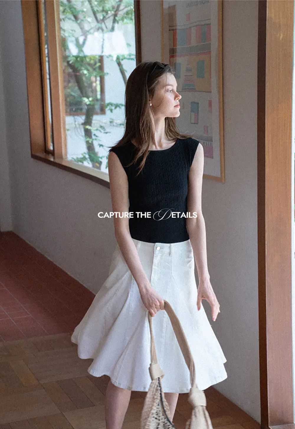 Cable Knit Cropped Sleeveless Knit Sweater