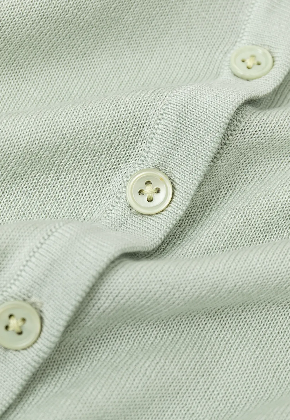 Square Neck Ribbed Knit Cardigan
