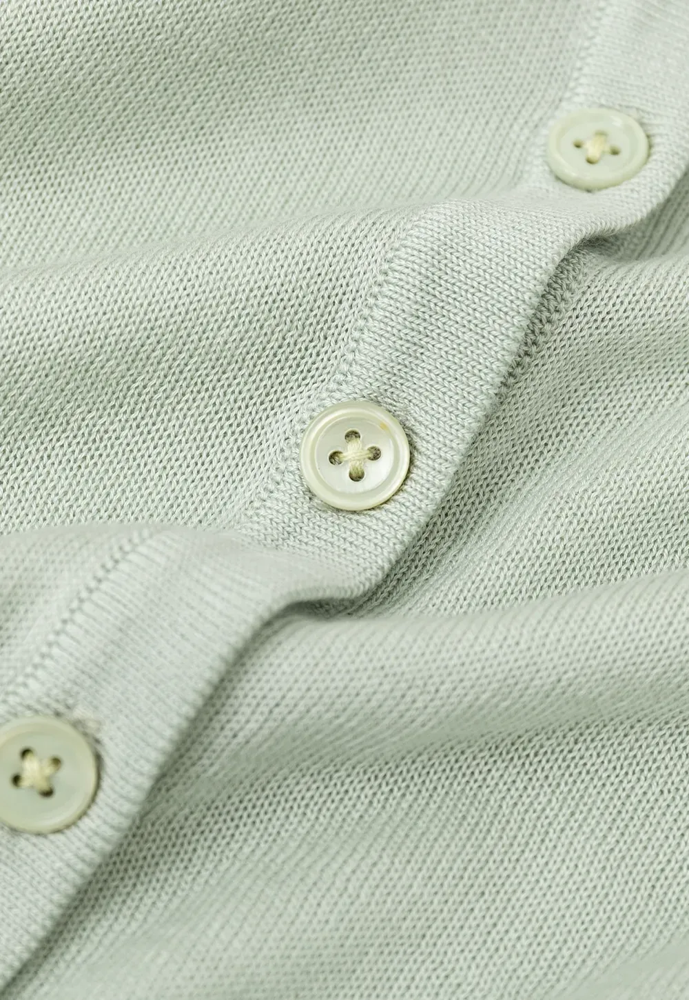Square Neck Ribbed Knit Cardigan