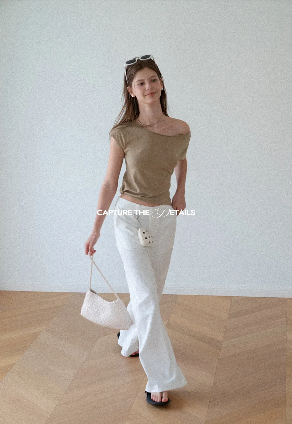 Off Shoulder Short Sleeve Knit Top