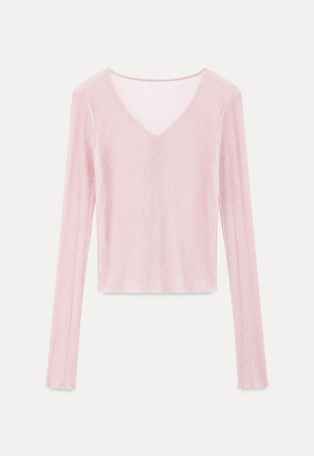V Neck Cropped Cardigan Woolen Knit Sweater