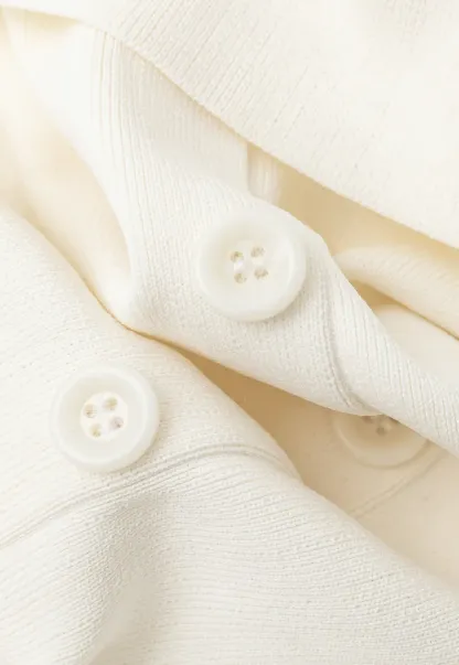 Off Shoulder Cutout Woolen Knit Sweater