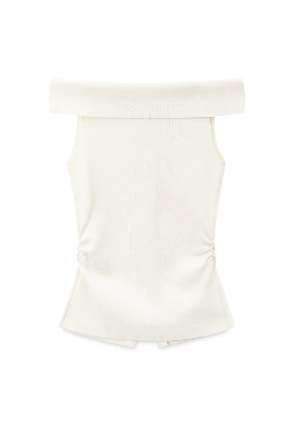 Off Shoulder Cutout Woolen Knit Sweater