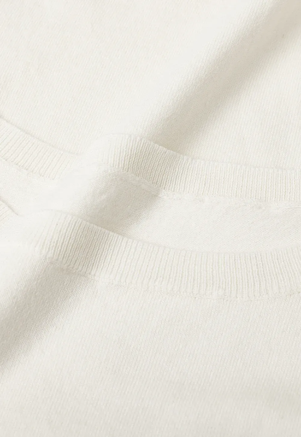 Off Shoulder Ribbed Hem Knit Sweater