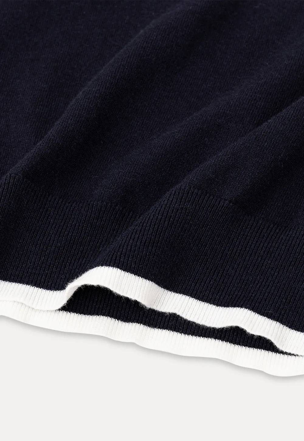 Peter Pan Collar Tie Neck Woolen Knit Sweater
