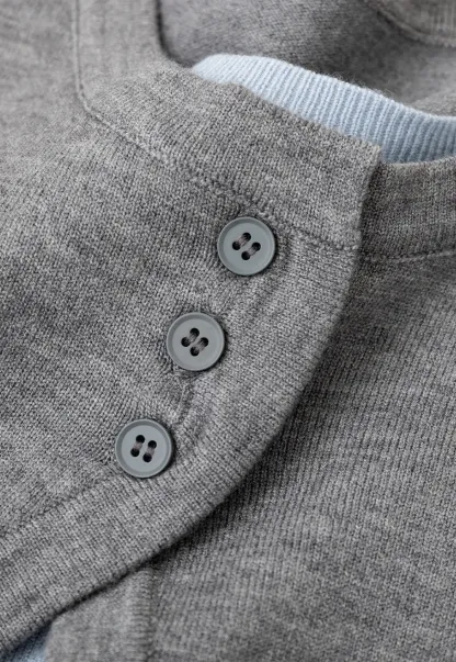 Asymmetrical Button Front Knit Cardigan