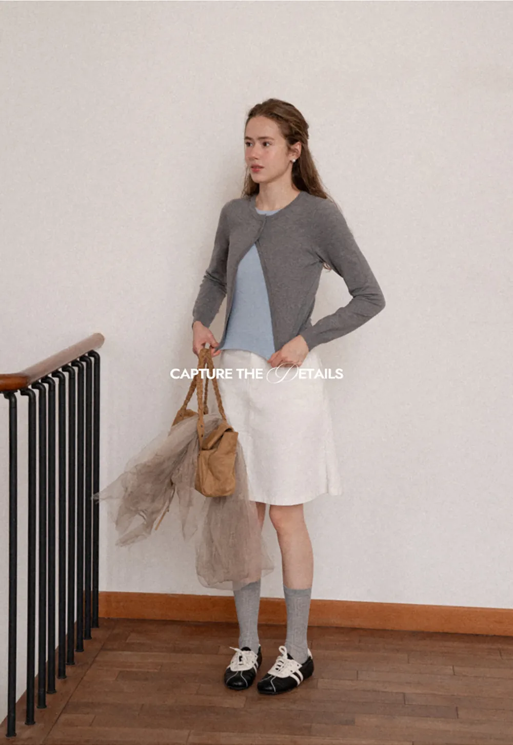 Asymmetrical Button Front Knit Cardigan