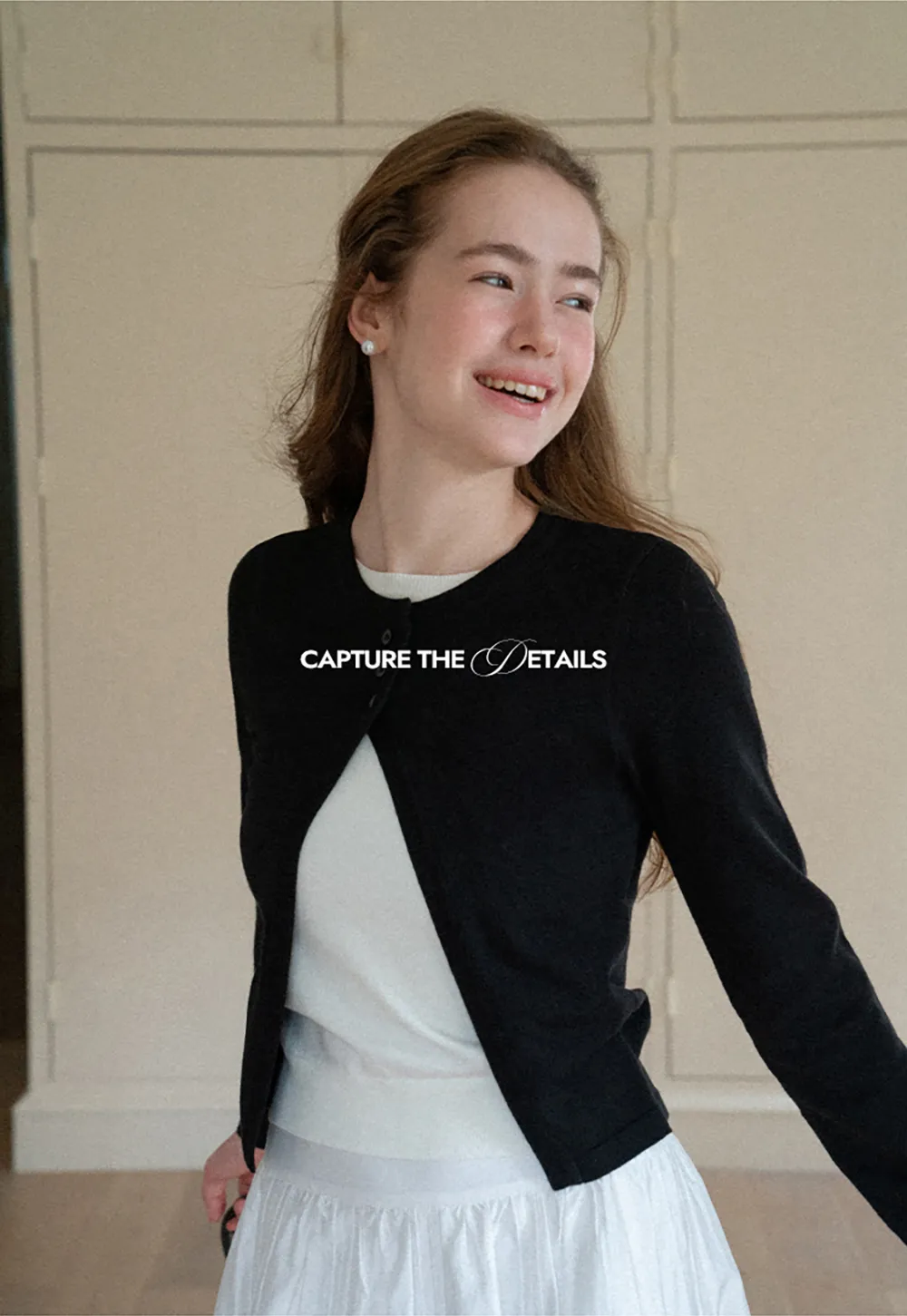 Asymmetrical Button Front Knit Cardigan