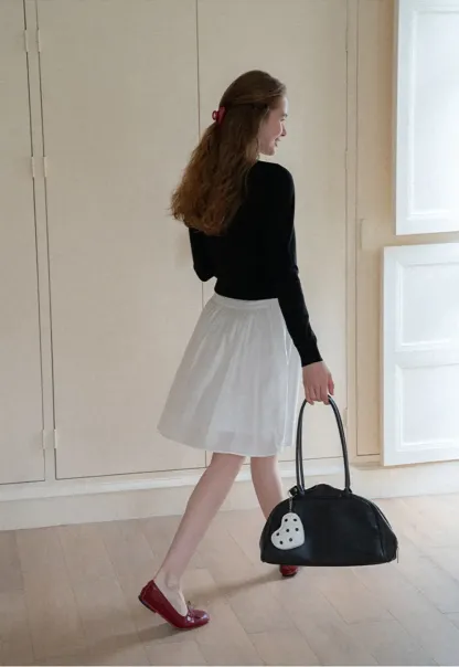 Asymmetrical Button Front Knit Cardigan