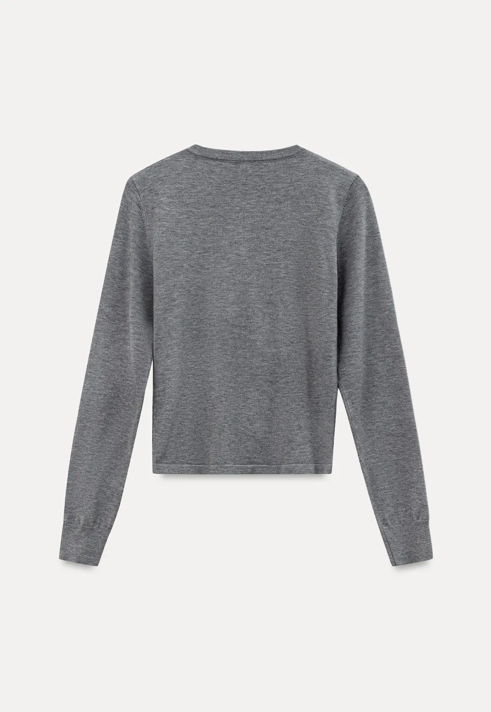 Asymmetrical Button Front Knit Cardigan