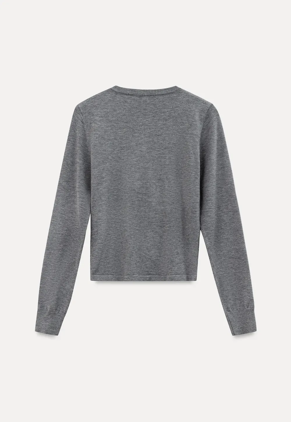 Asymmetrical Button Front Knit Cardigan