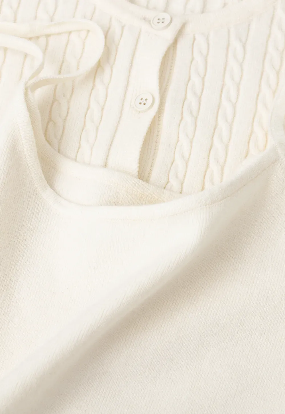 Ribbed Knit Cardigan with Button Front and V Neck