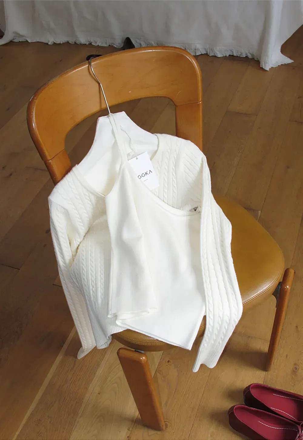 Ribbed Knit Cardigan with Button Front and V Neck