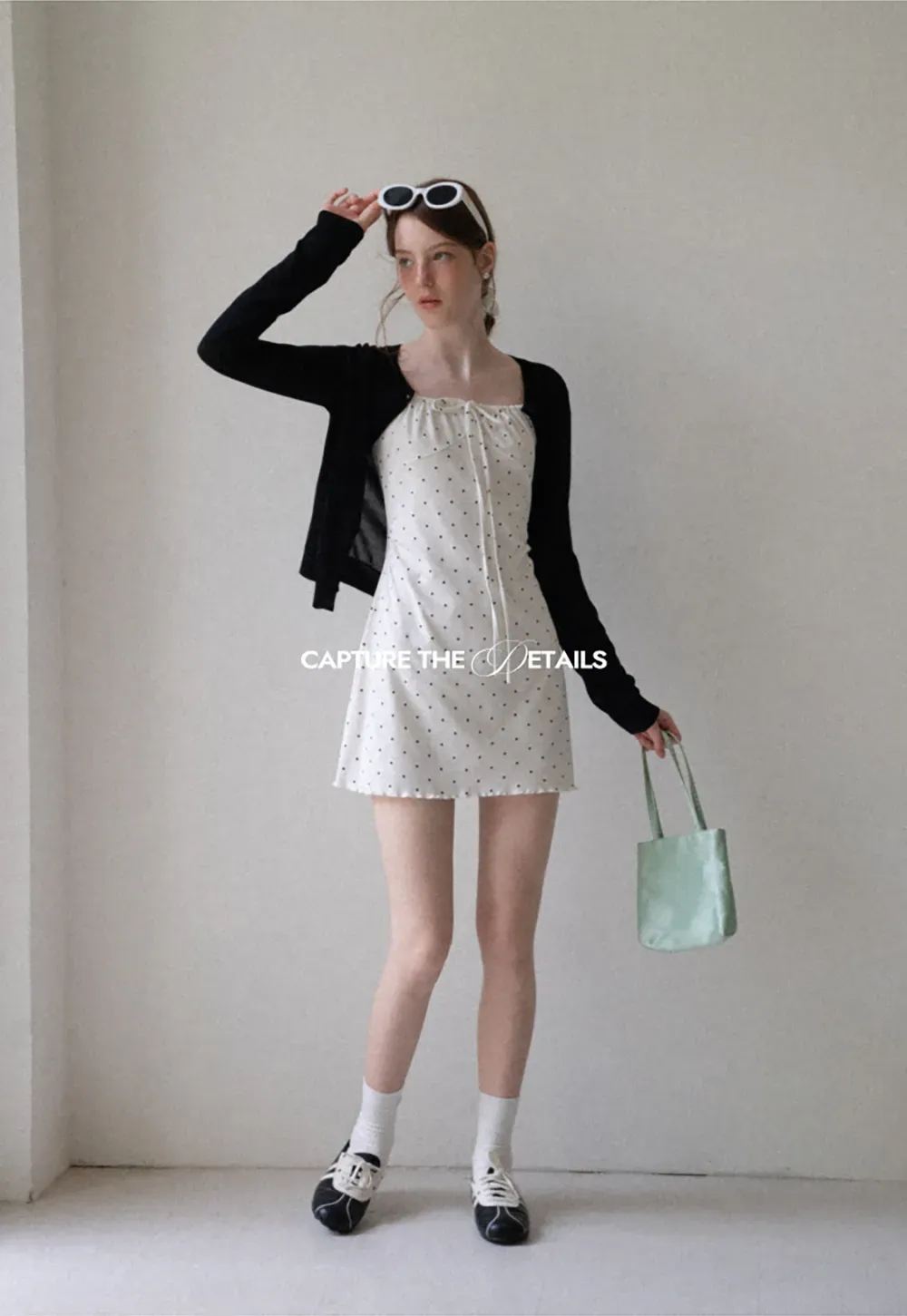 Drawstring Square Neck Long Sleeve Knit Sweater