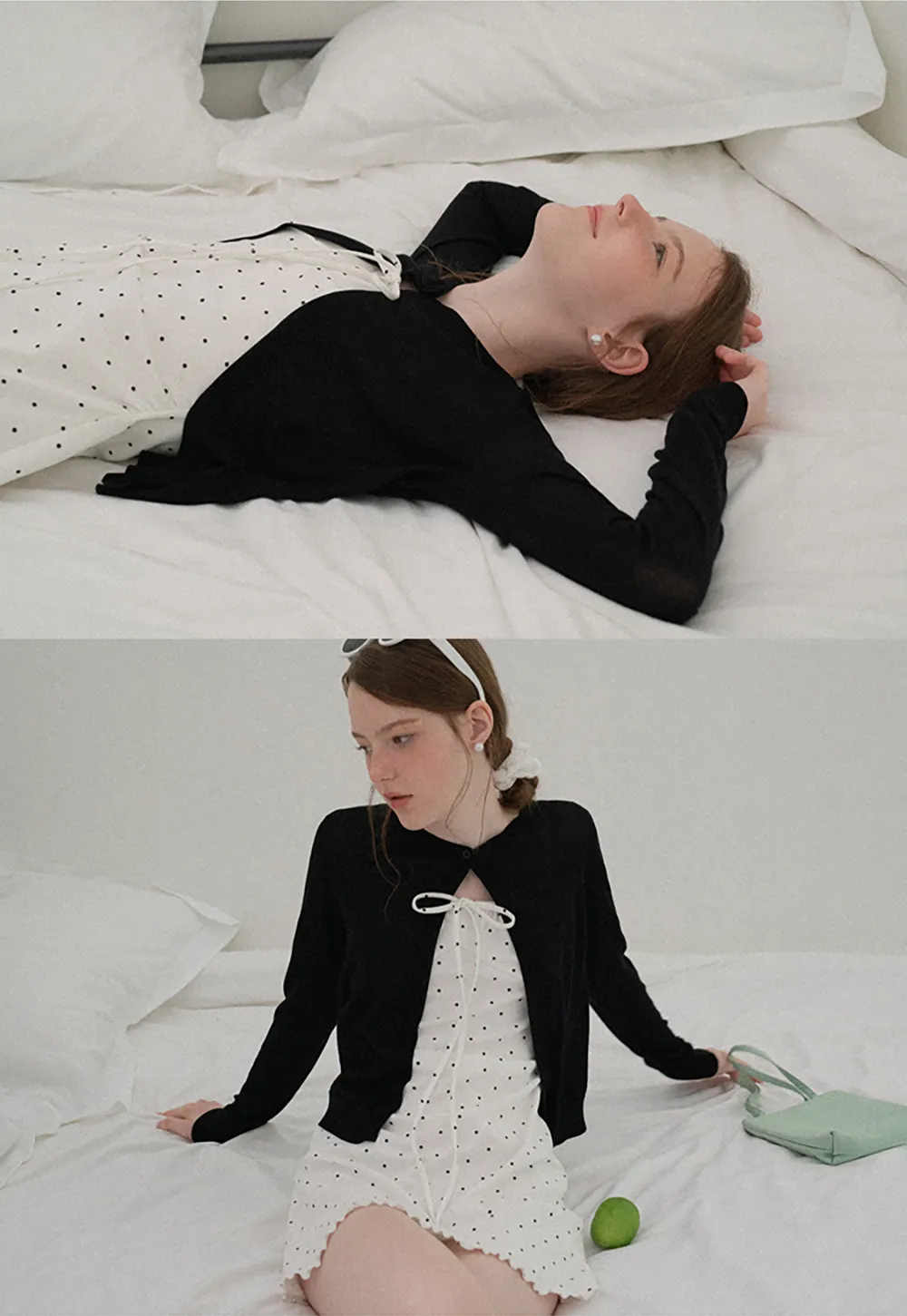 Drawstring Square Neck Long Sleeve Knit Sweater