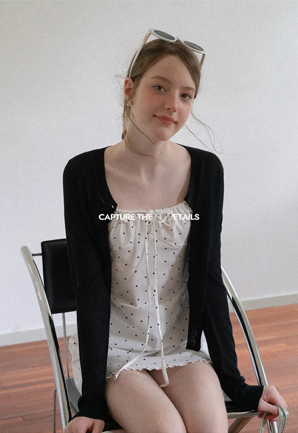 Drawstring Square Neck Long Sleeve Knit Sweater