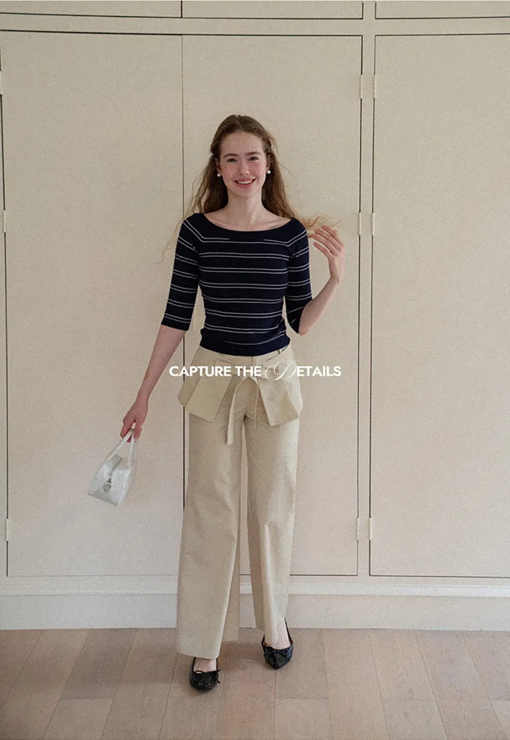 Off Shoulder Three Quarter Sleeve Knit Top
