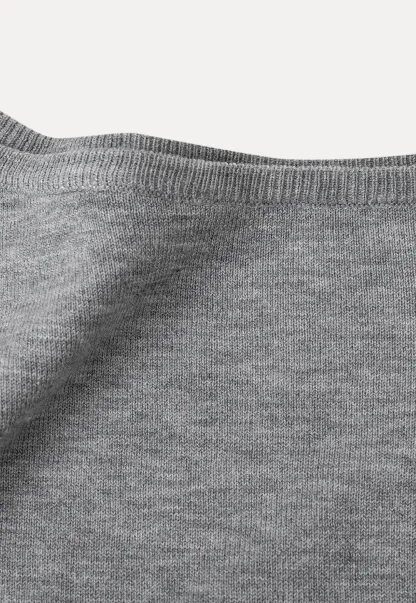 Off Shoulder Ribbed Knit Sweater