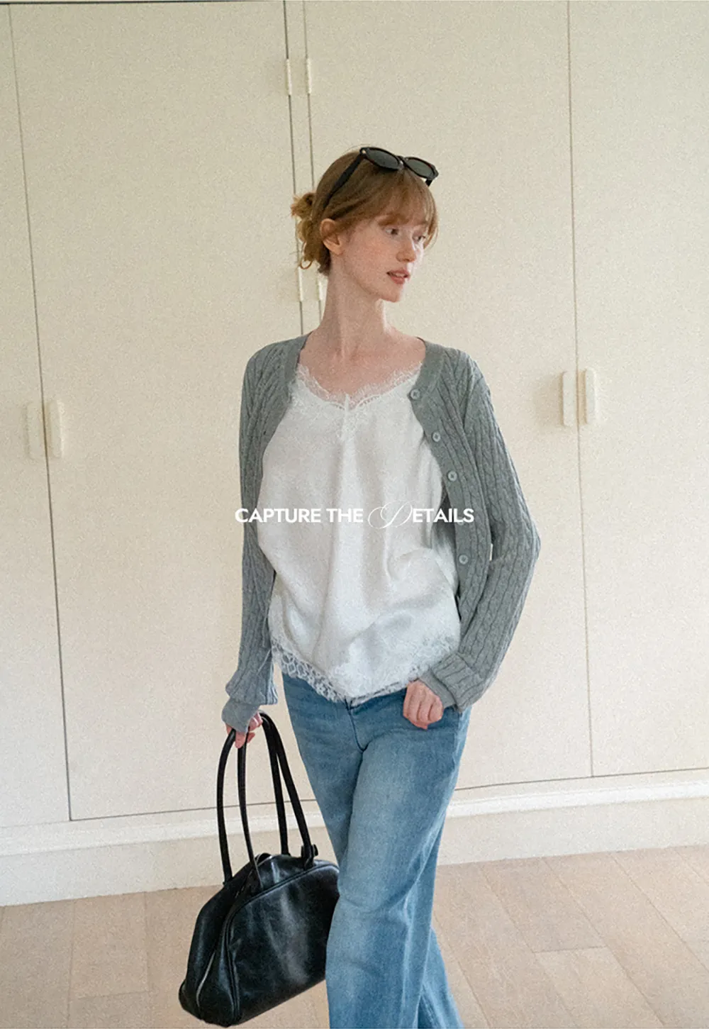Cable Knit Cardigan Woolen Knit Sweater