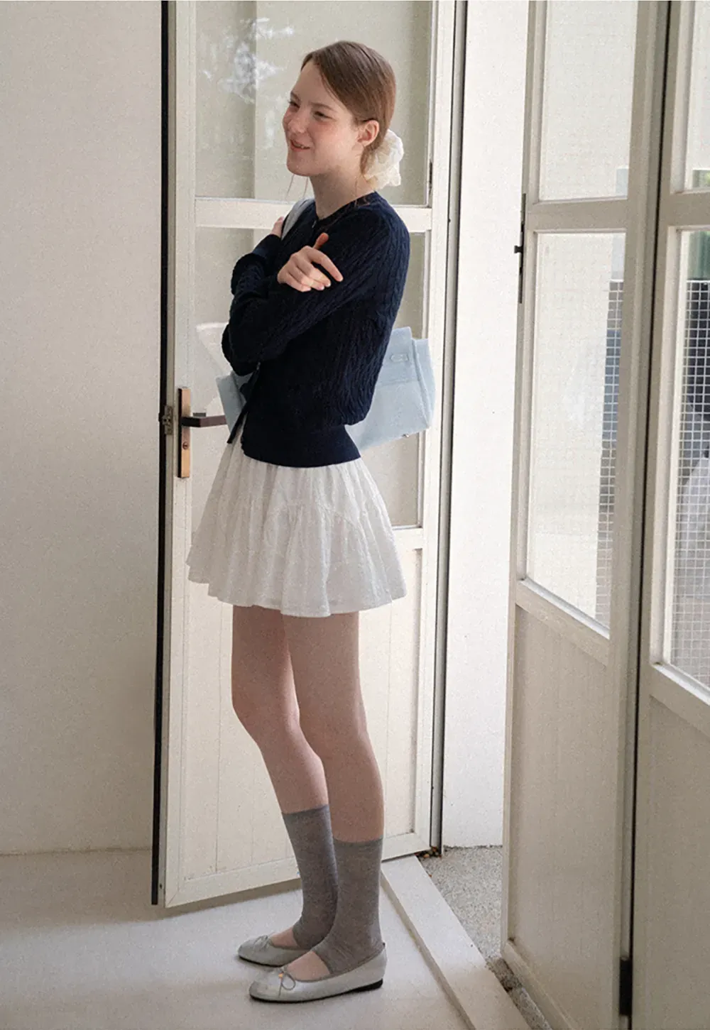 Cable Knit Cardigan Woolen Knit Sweater