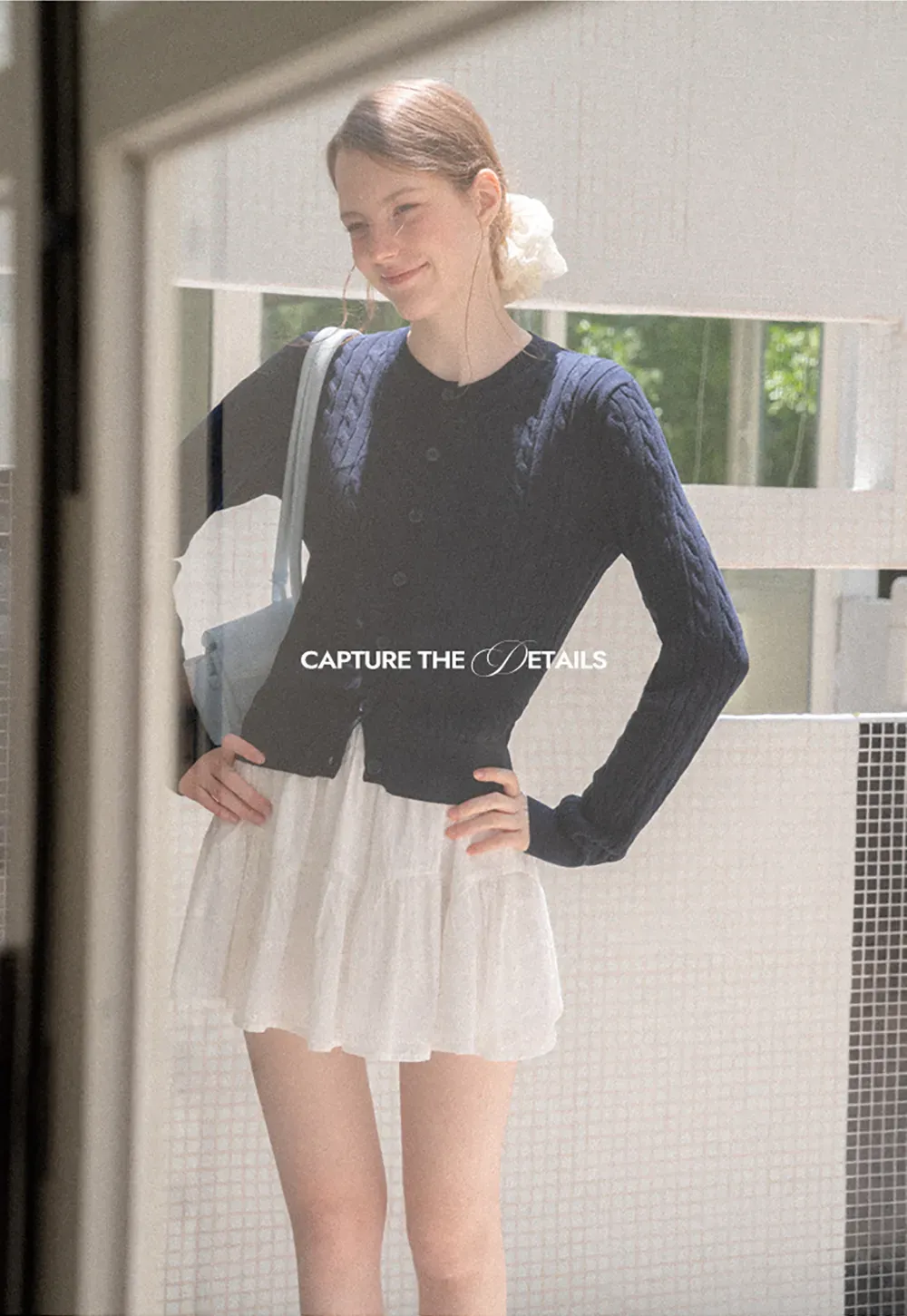 Cable Knit Cardigan Woolen Knit Sweater