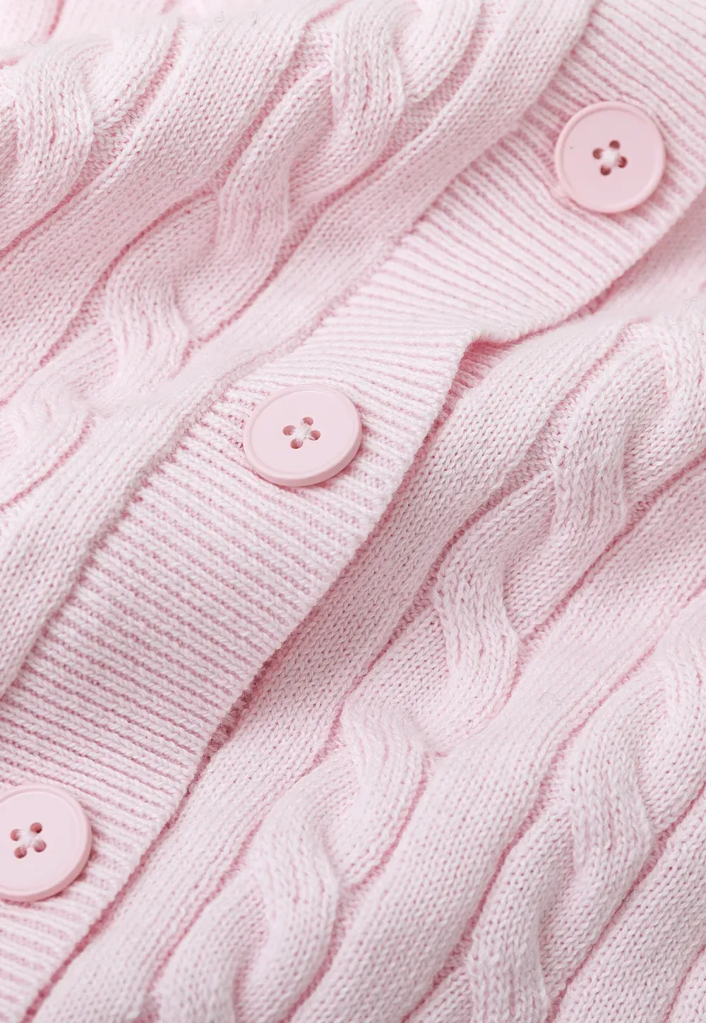 Cable Knit Cardigan Woolen Knit Sweater