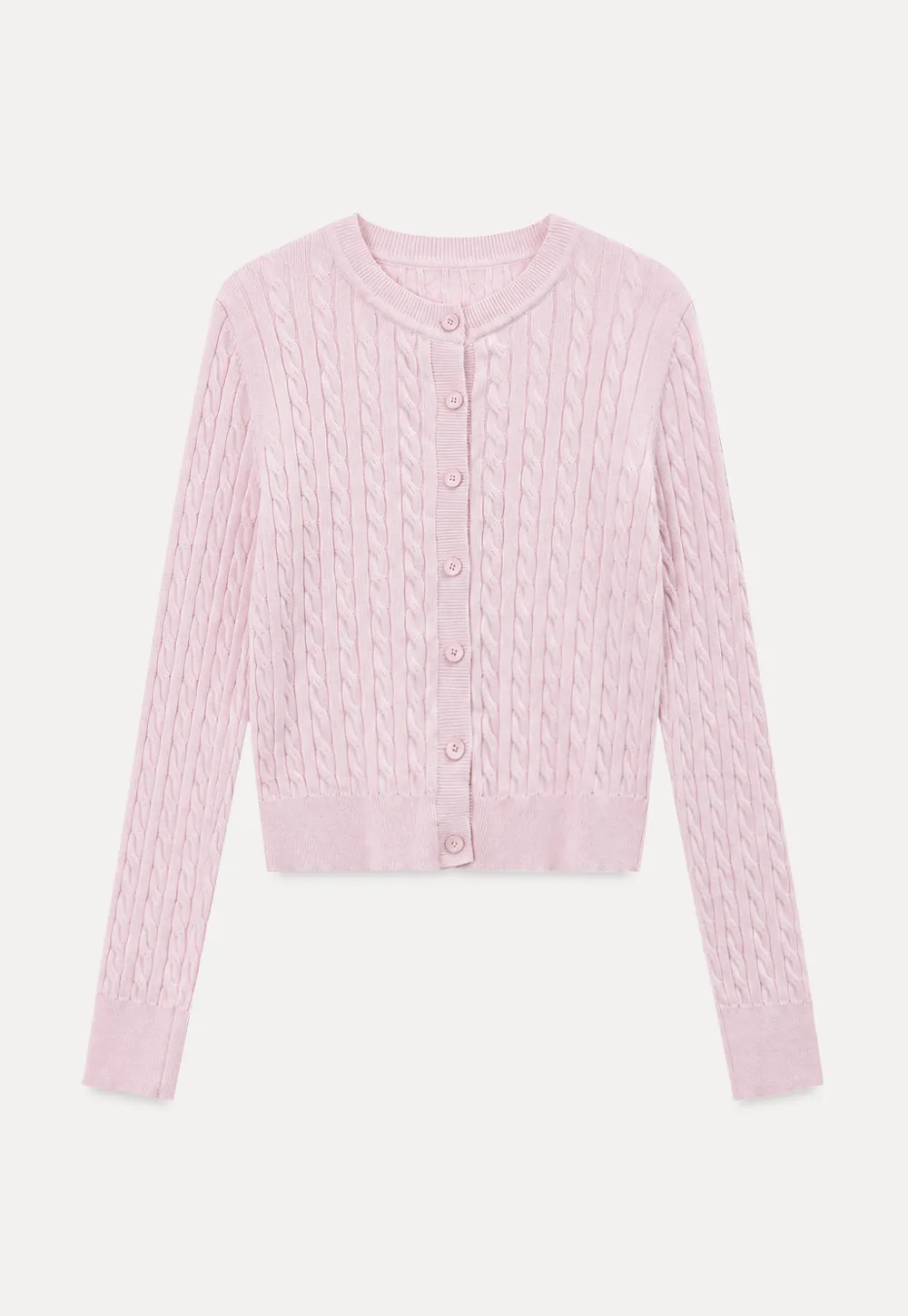 Cable Knit Cardigan Woolen Knit Sweater