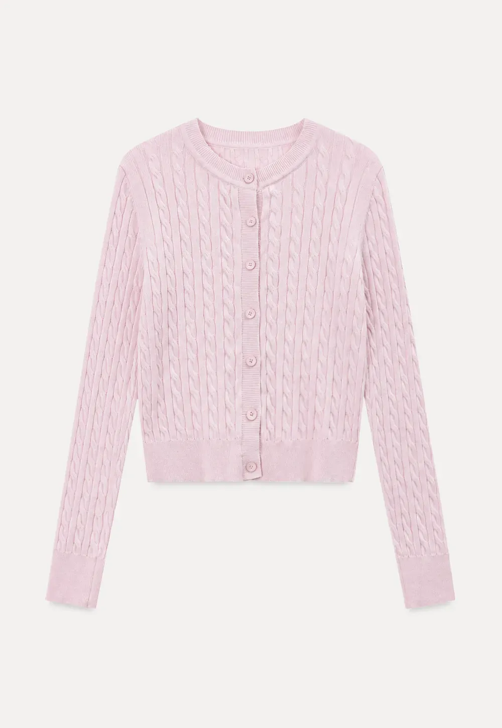 Cable Knit Cardigan Woolen Knit Sweater