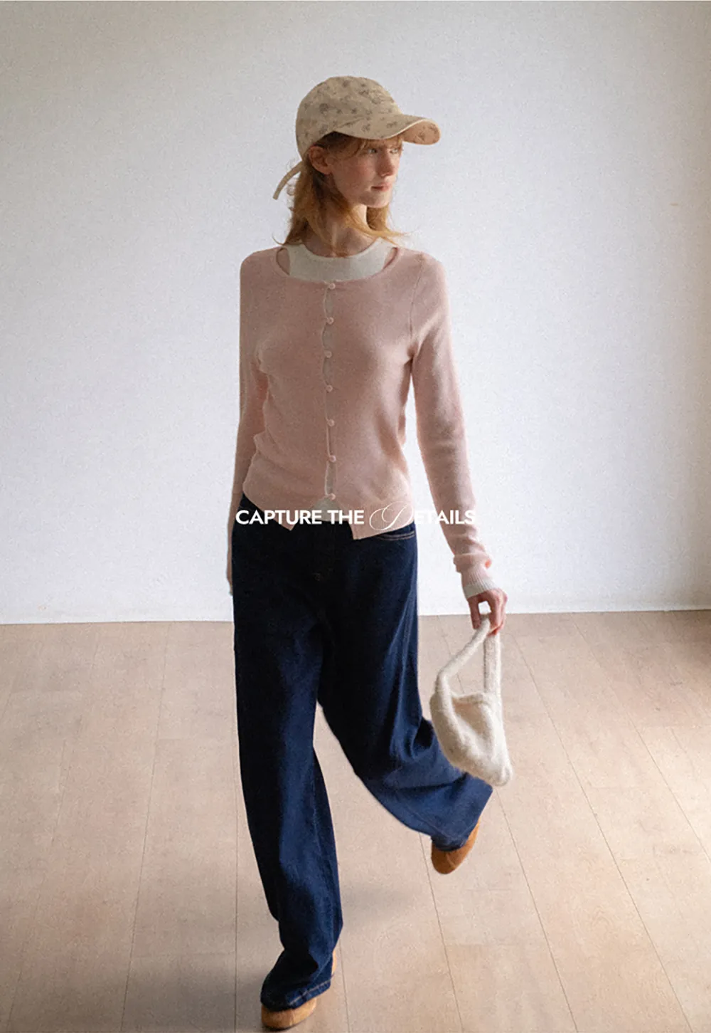 Cutout Shoulder Button Front Knit Sweater