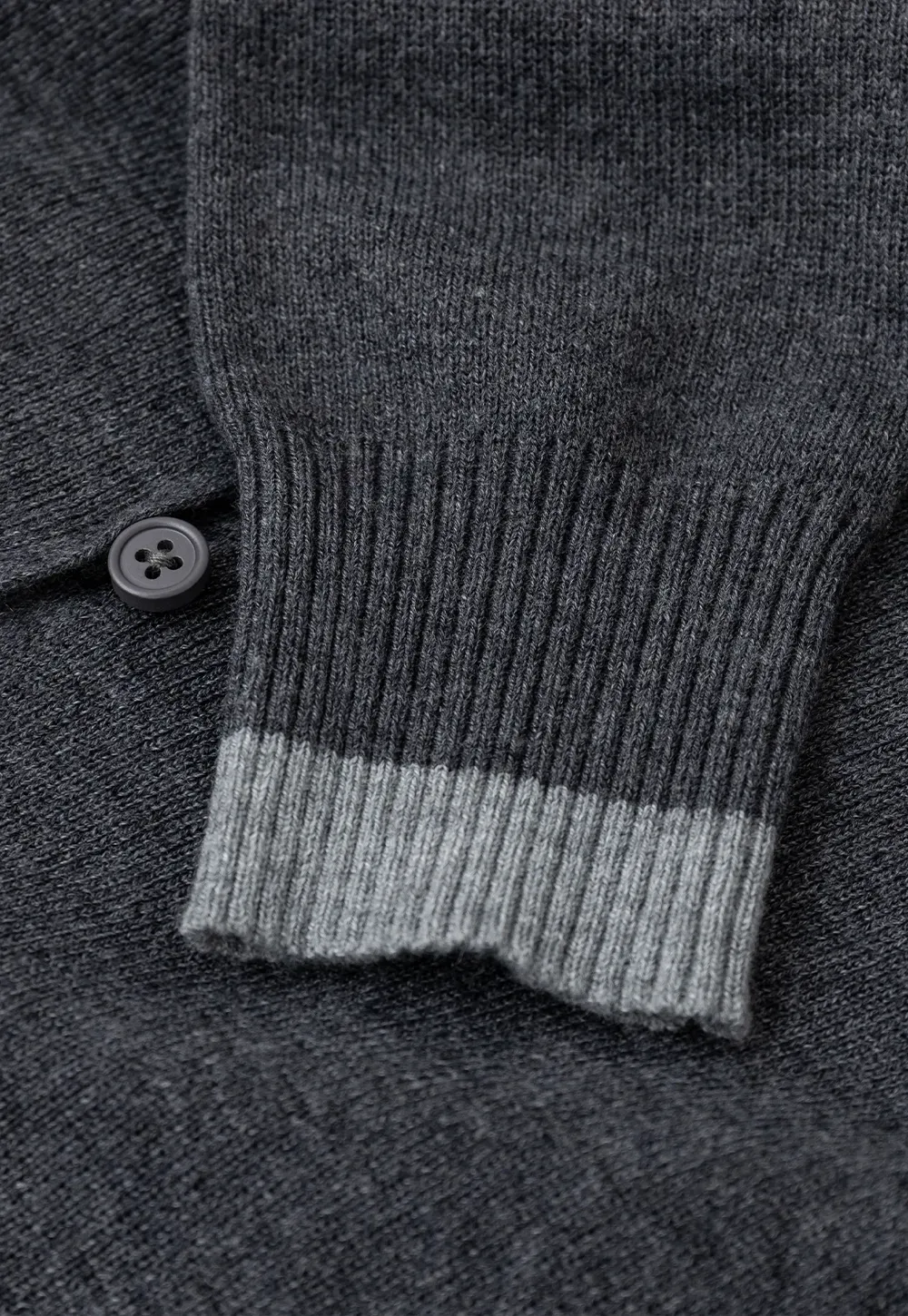 Cutout Shoulder Button Front Knit Sweater