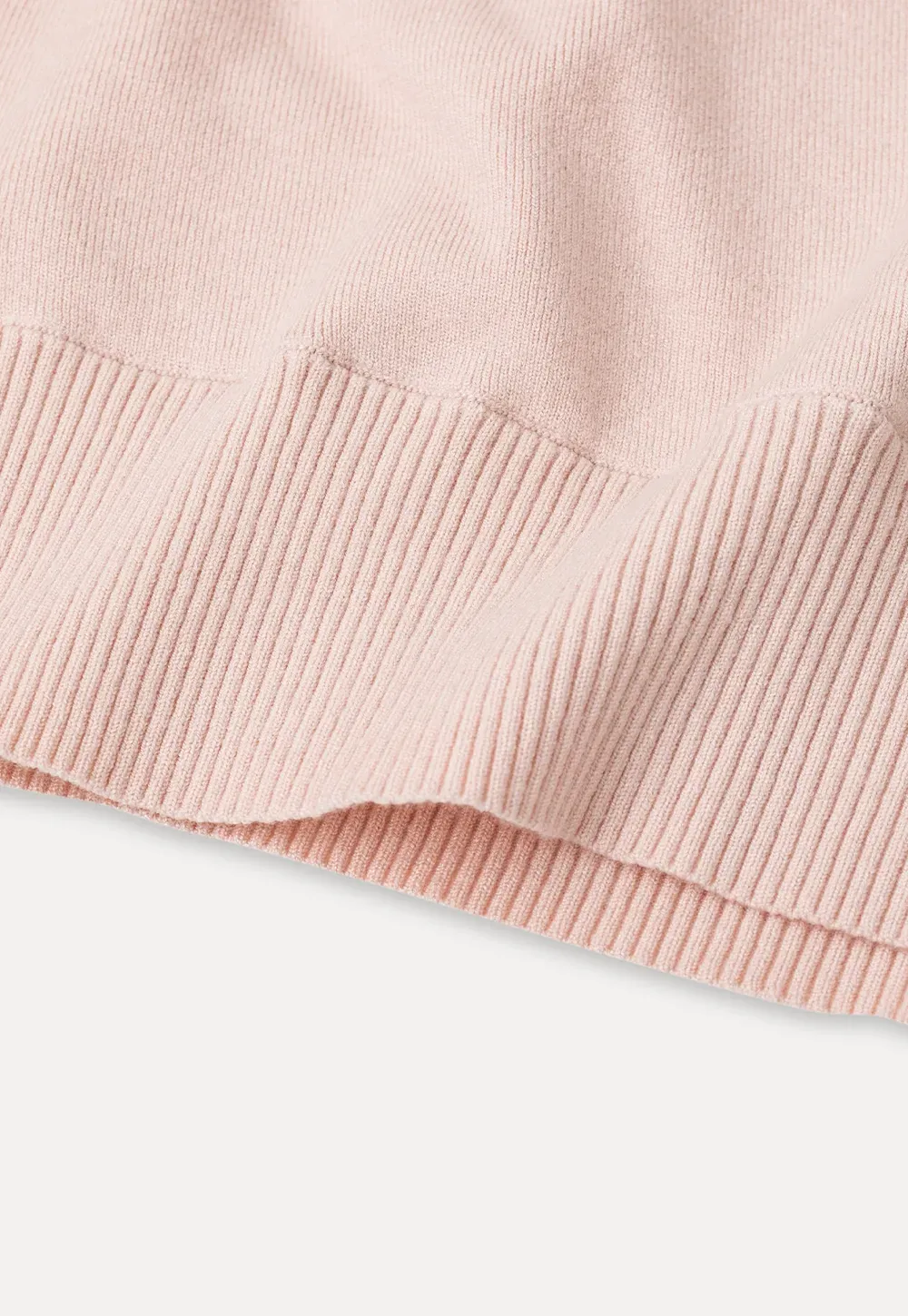 Wrap Front Choker Neck Long Sleeve Knit Sweater