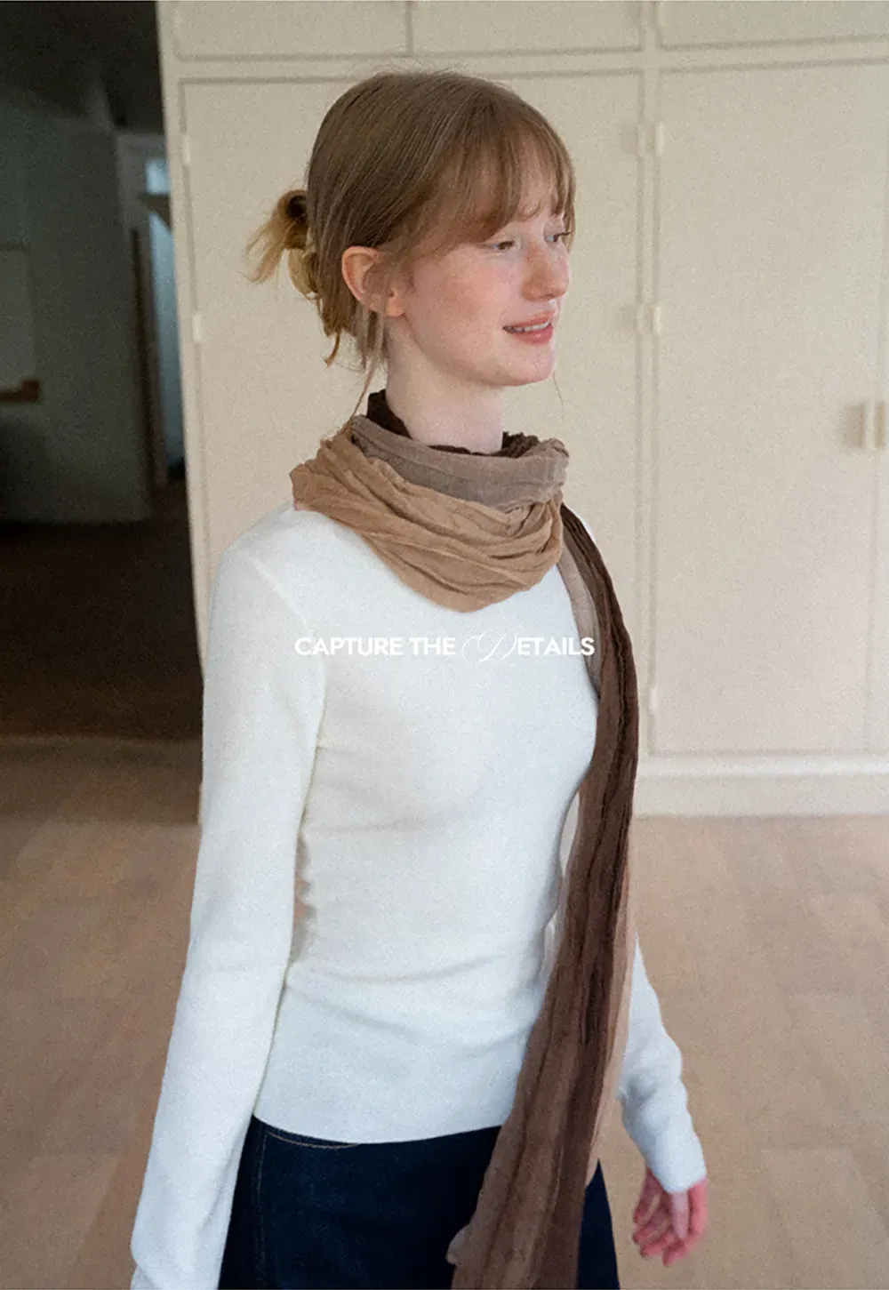 Square Neck Long Sleeve Wool Knit Sweater