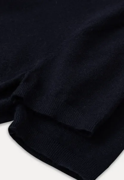 Lace Trim Collar Cropped Knit Sweater