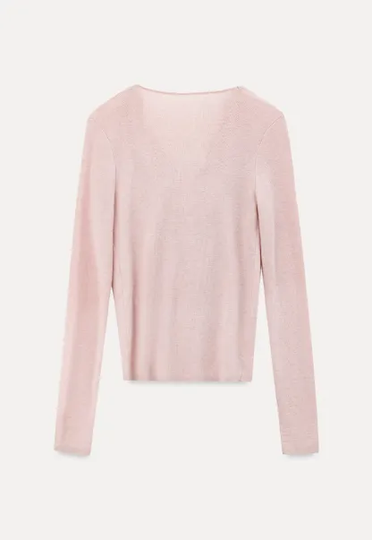 Cowl Neck Long Sleeve Woolen Knit Sweater
