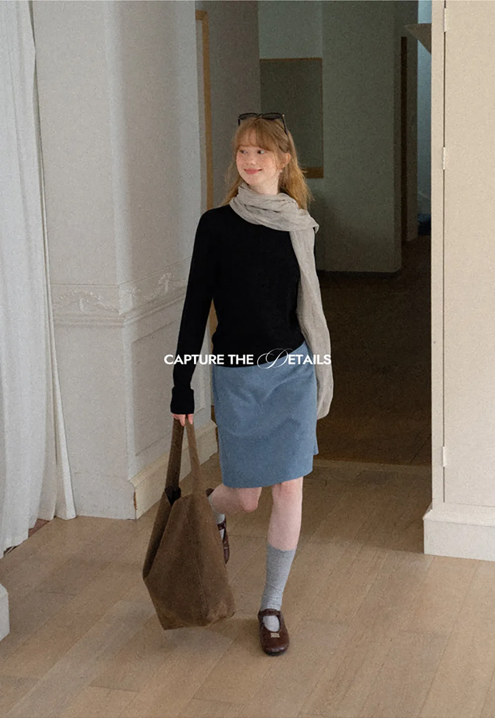 Turtleneck Ribbed Hem Woolen Knit Sweater