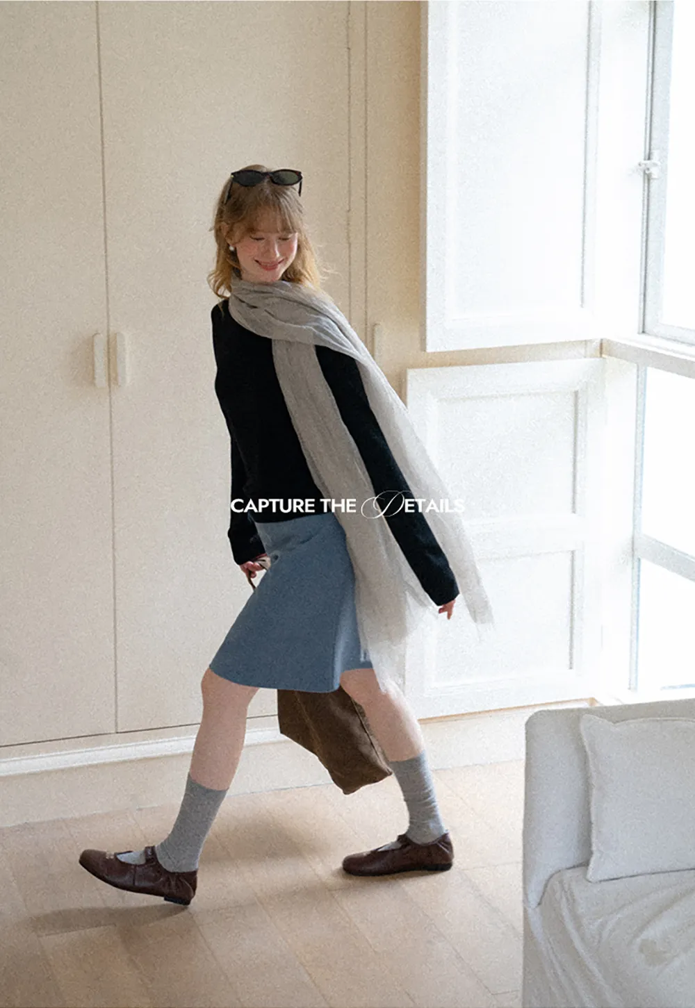 Turtleneck Ribbed Hem Woolen Knit Sweater