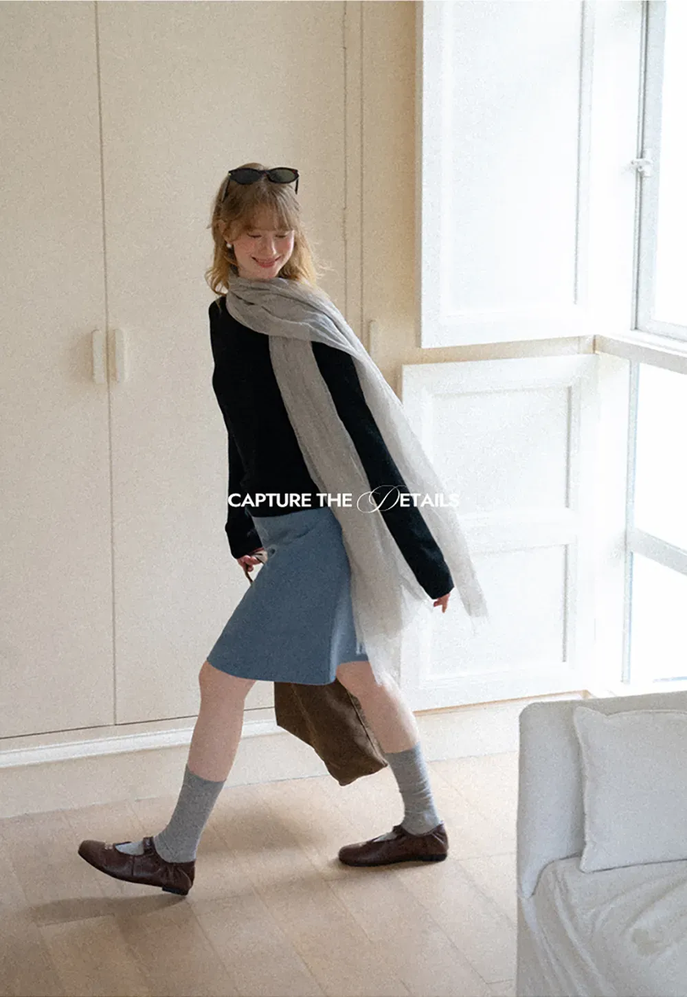 Turtleneck Ribbed Hem Woolen Knit Sweater