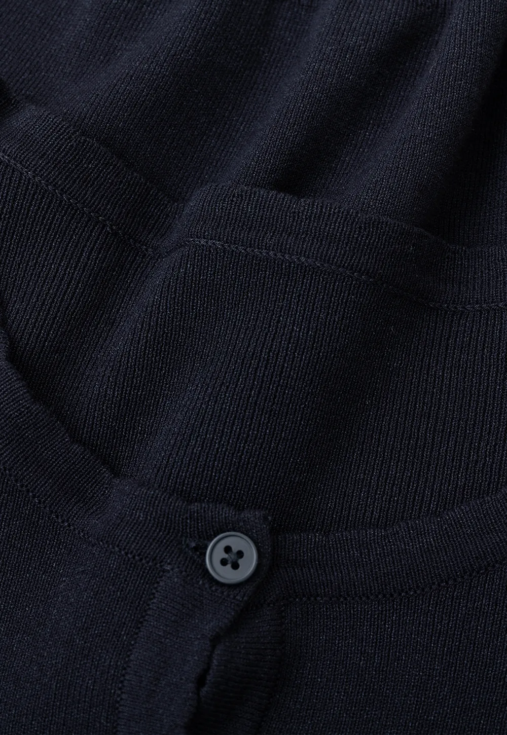 Button Front Cardigan with Drawstring Detail Woolen Knit Sweater