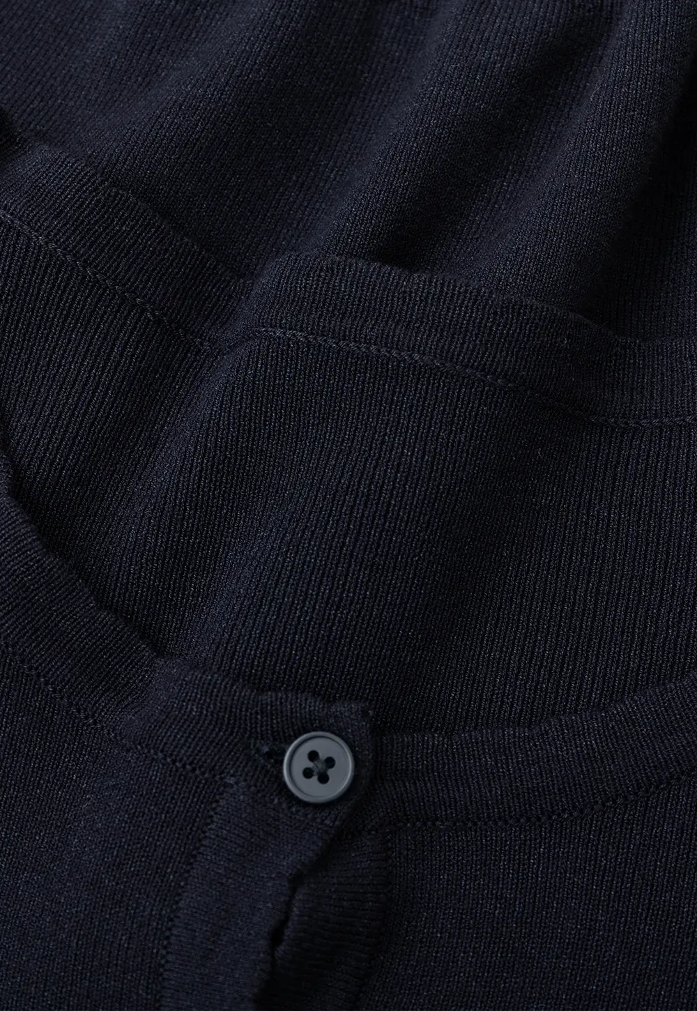 Button Front Cardigan with Drawstring Detail Woolen Knit Sweater